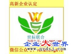 高新技術(shù)企業(yè)認(rèn)定與世標(biāo)聯(lián)合認(rèn)證咨詢服務(wù)簡介